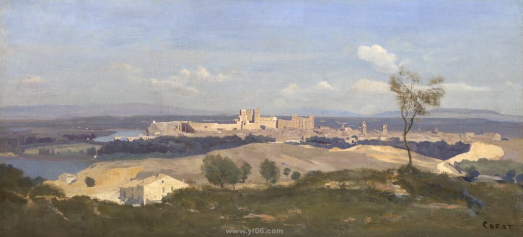 23p卡米耶·柯罗油画作品高清打印素材风景二-乙霏美术素材网