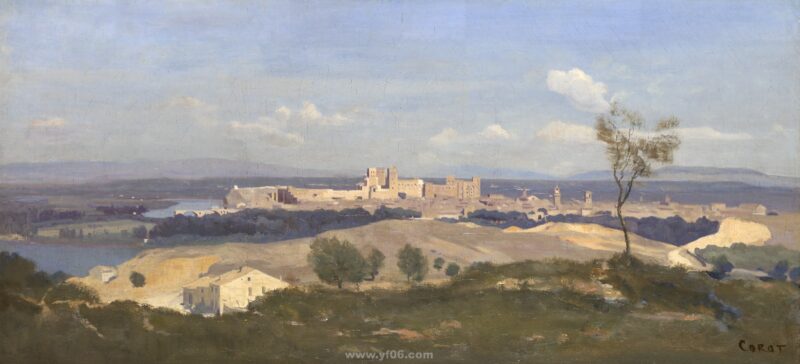 23p卡米耶·柯罗油画作品高清打印素材风景二-乙霏美术素材网