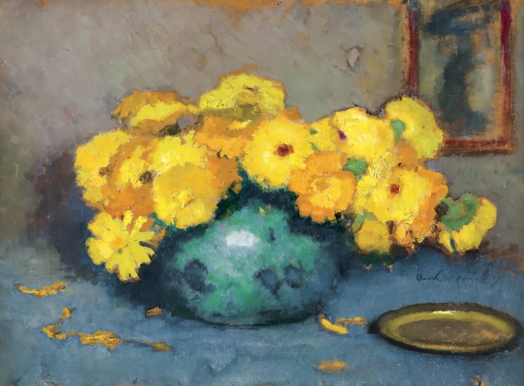 8p阿方斯·卡尔皮斯基油画作品高清打印素材二-乙霏美术素材网