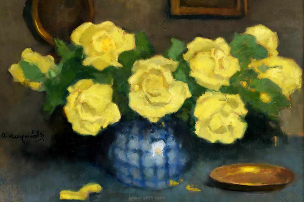 8p阿方斯·卡尔皮斯基油画作品高清打印素材二-乙霏美术素材网