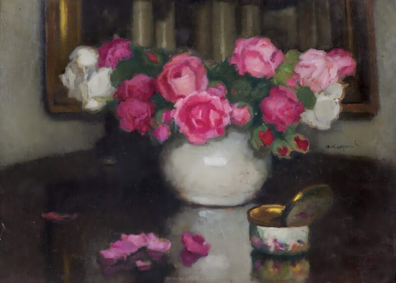 7p阿方斯·卡尔皮斯基油画作品高清打印素材三-乙霏美术素材网