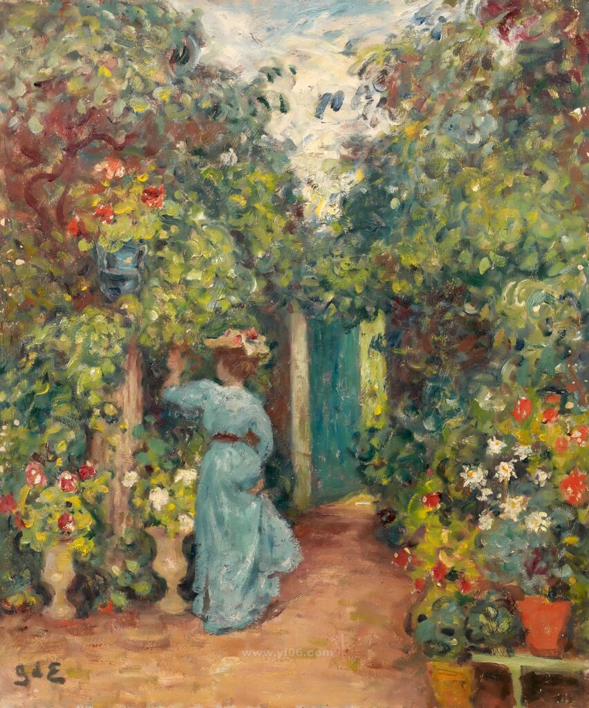 026-1903_Молодая женщина в саду (Jeune Femme au Jardin)_031853