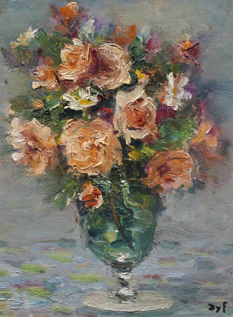 8p马塞尔·戴夫鲜花静物油画打印素材图四-乙霏美术素材网