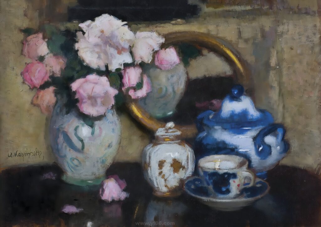 7p阿方斯·卡尔皮斯基油画作品高清打印素材四-乙霏美术素材网