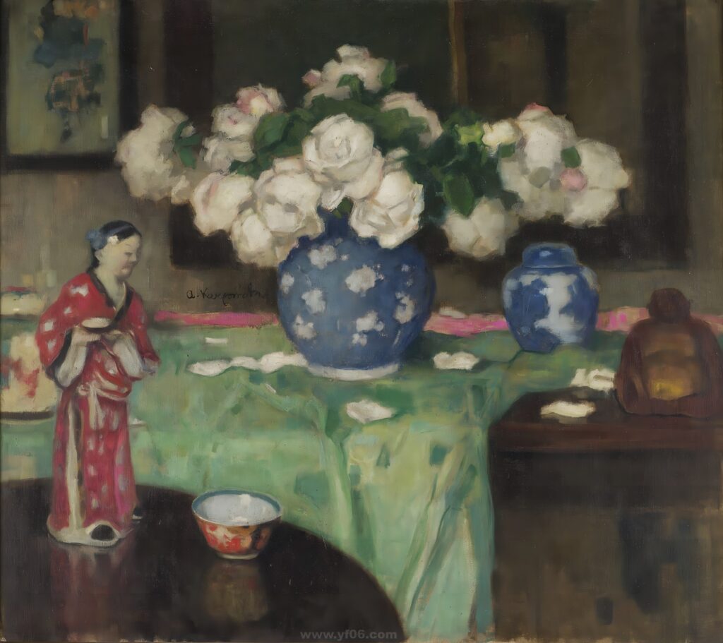 8p阿方斯·卡尔皮斯基油画作品高清打印素材五-乙霏美术素材网