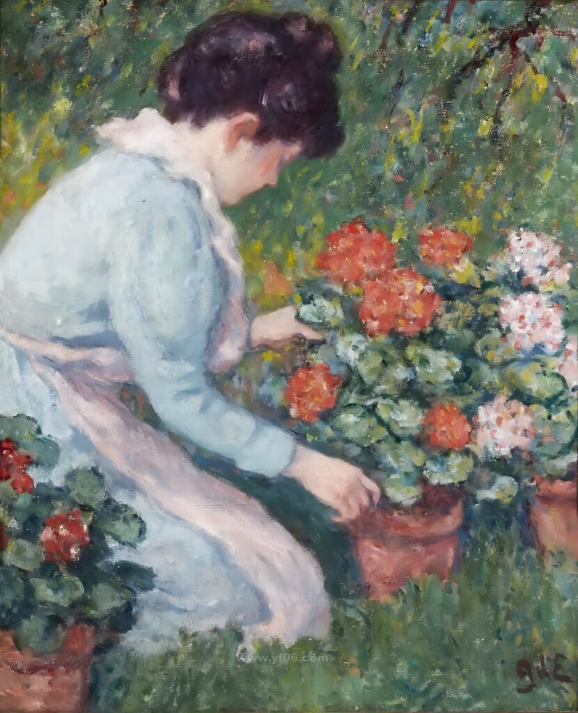 033-Женщина в саду (Femme au jardin)_031705