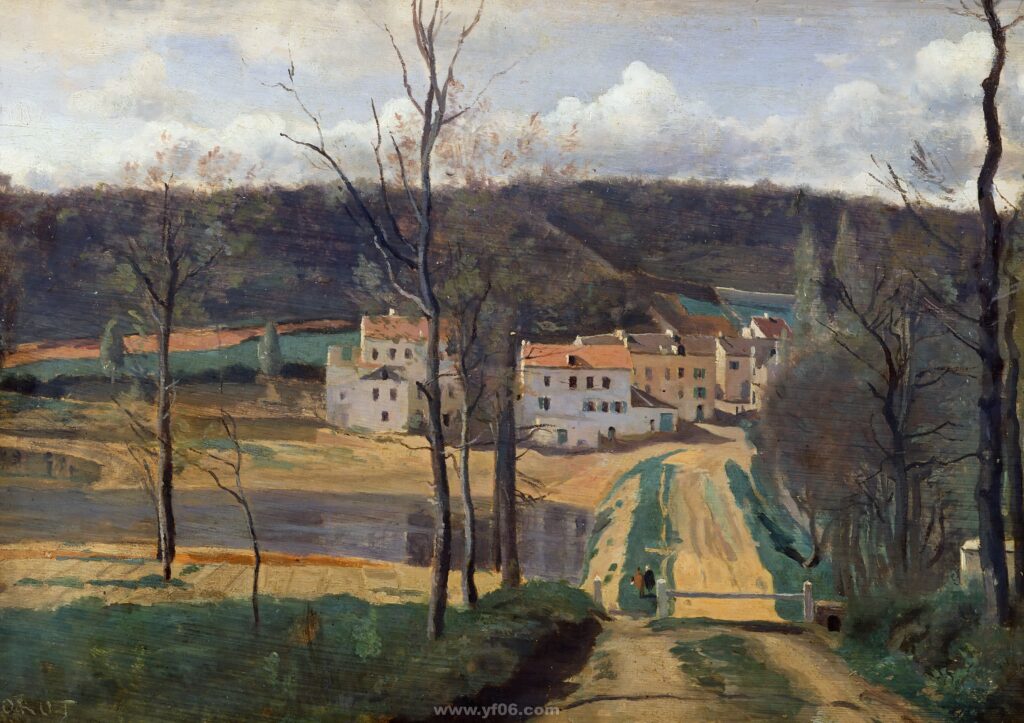 23p卡米耶·柯罗油画作品高清打印素材风景二-乙霏美术素材网