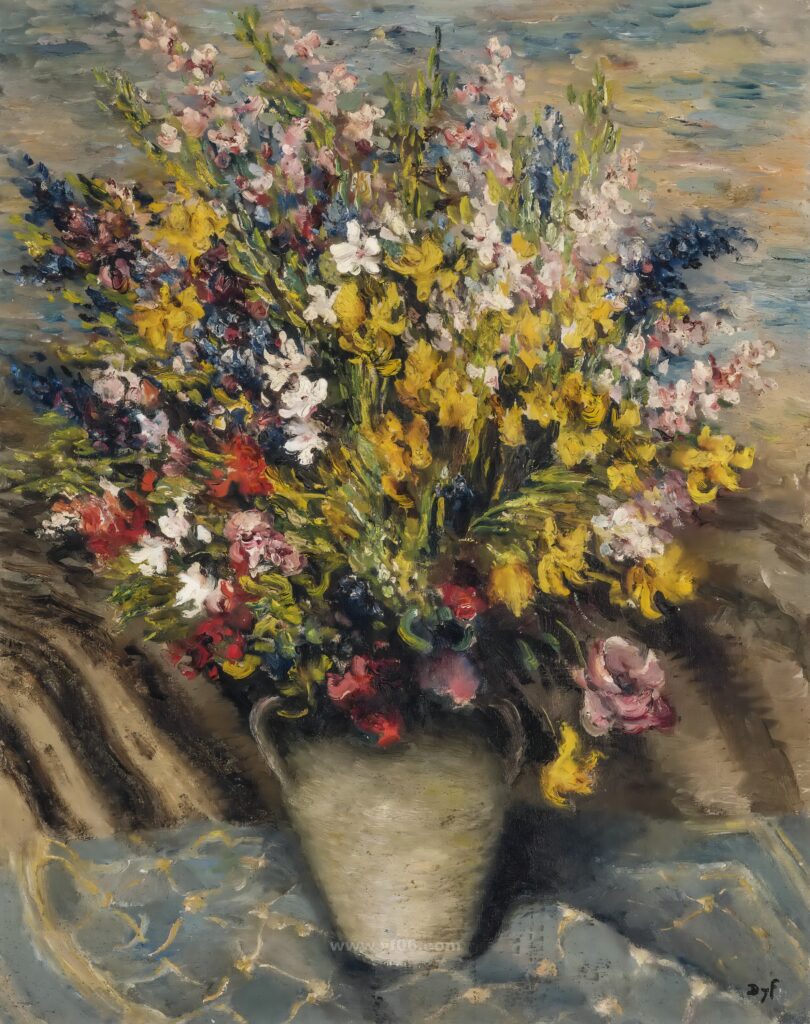 8p马塞尔·戴夫鲜花静物油画打印素材图五-乙霏美术素材网