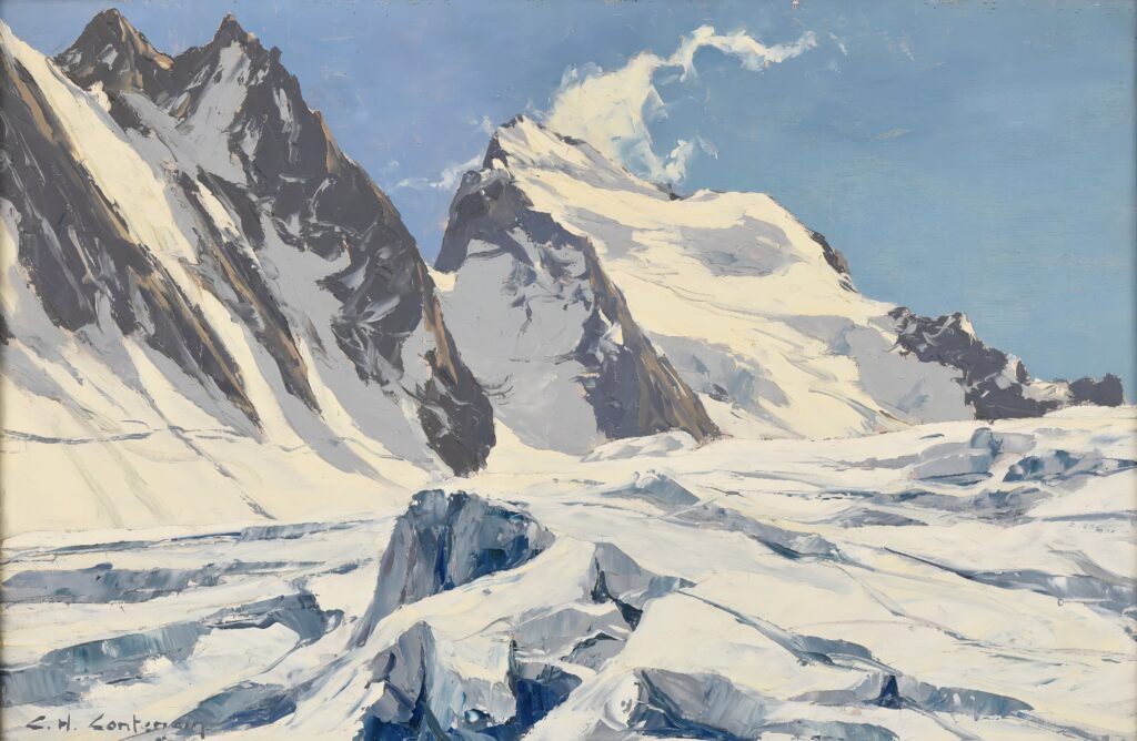 039-Charles-Henri CONTENCIN . Le glacier blanc dans le massif des écrins,_025522