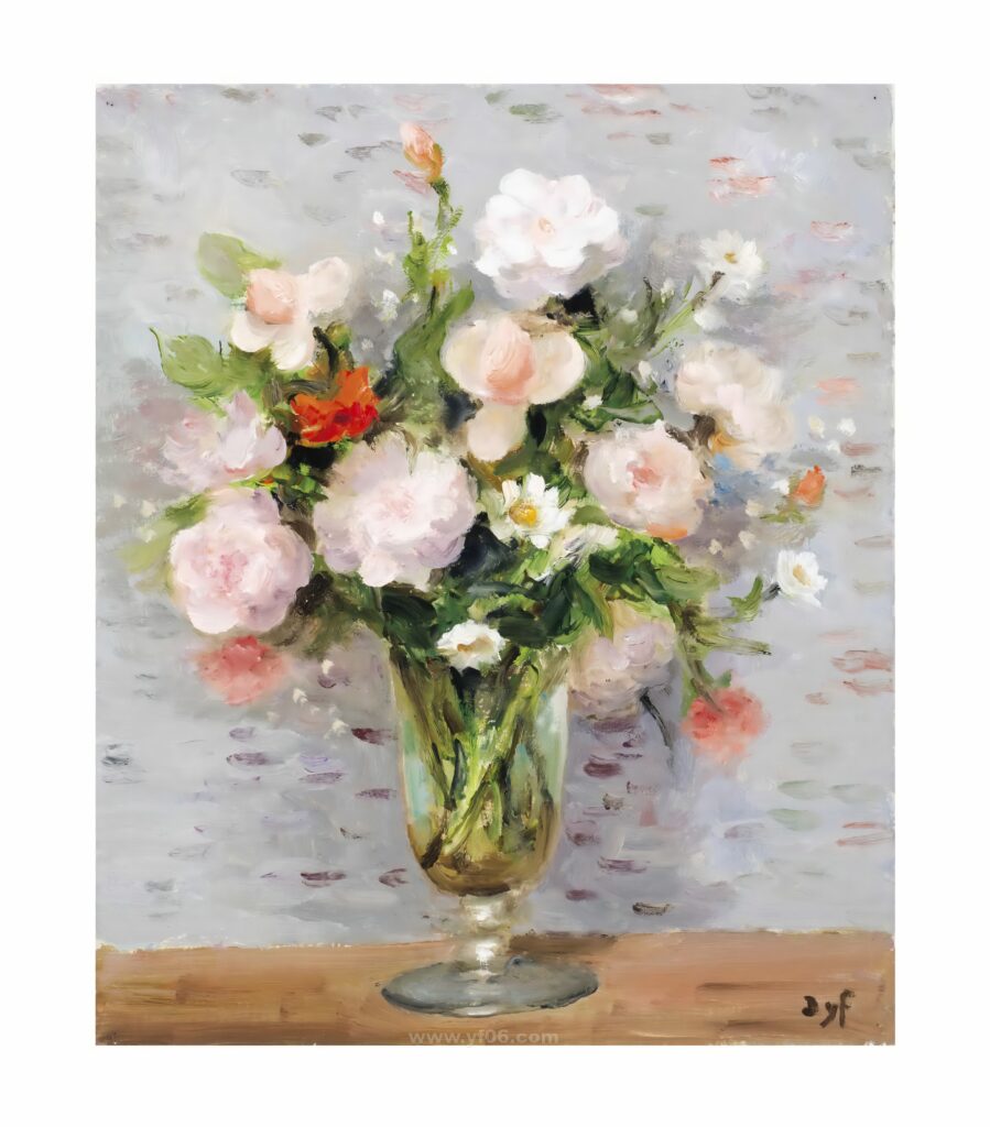 043marcel_dyf_roses_blanches_et_roses_dans_un_verre_de_mariee_062438