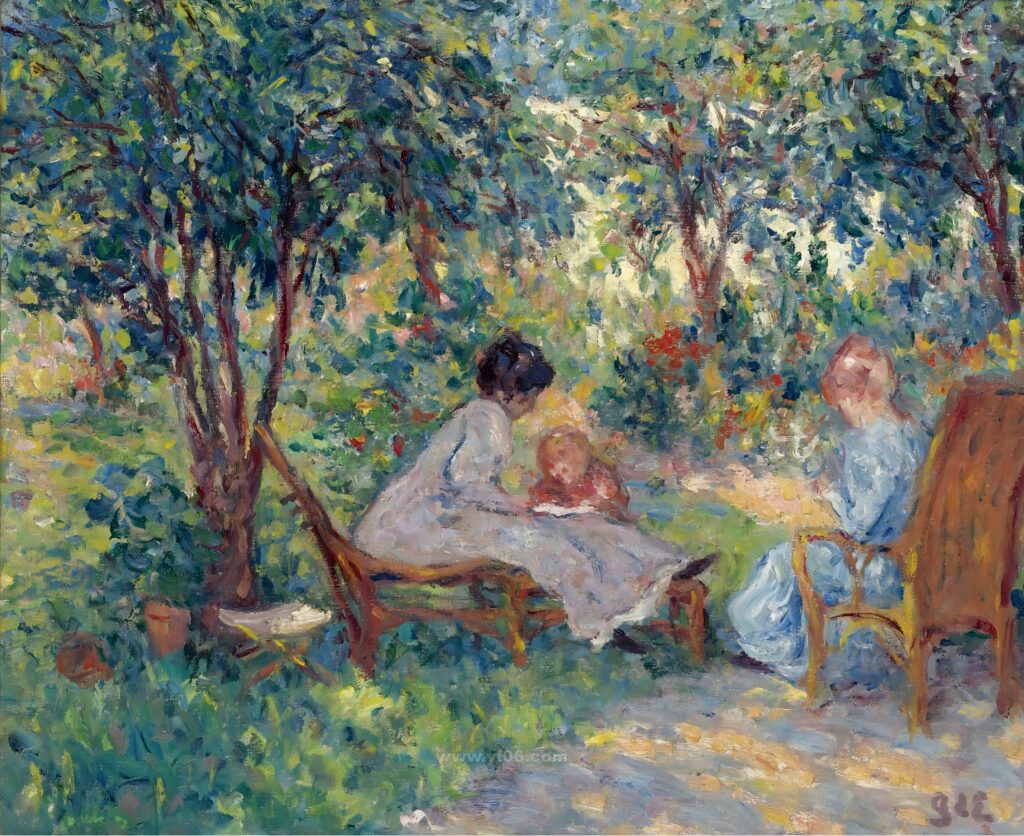 044-Georges d' Espagnat - In the Garden_031500