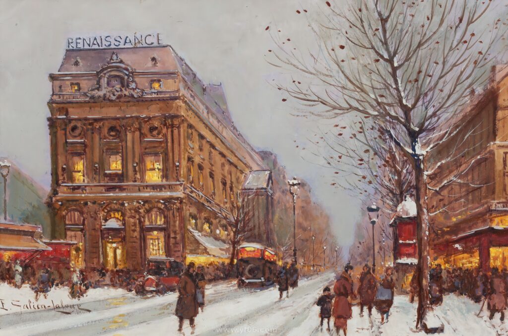 18p尤金·加林·拉卢油画风景街景油画高清打印素材四-乙霏美术素材网