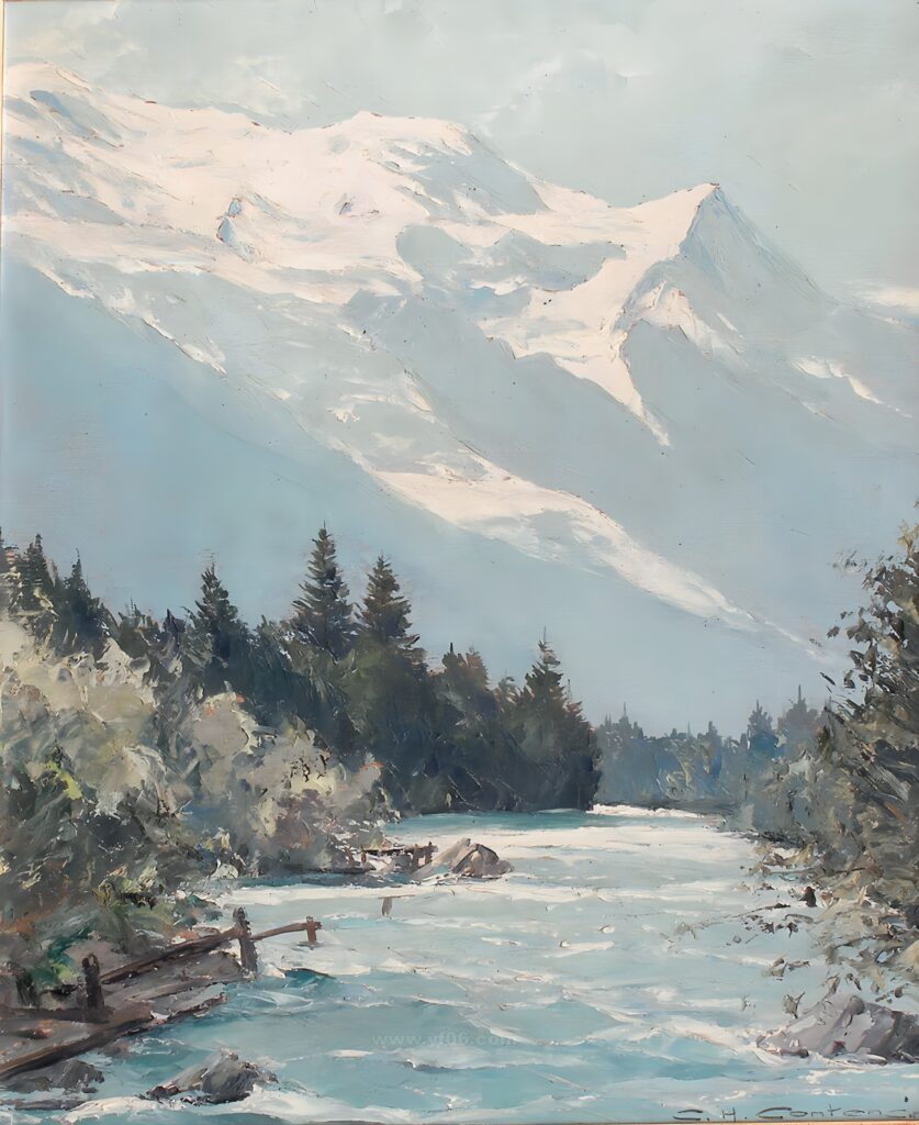 049-L'Arve et le Mont Blanc_025511