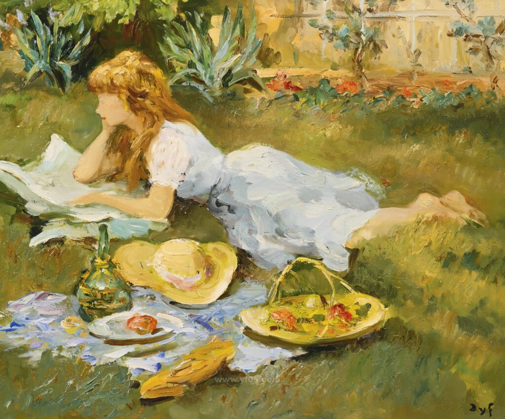 8p马塞尔·戴夫鲜花静物油画打印素材图七-乙霏美术素材网