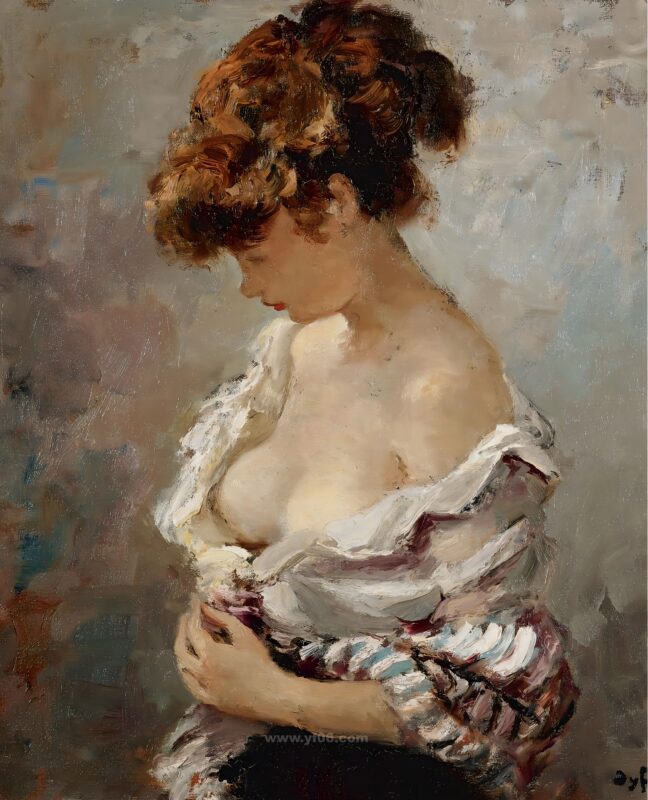 8p马塞尔·戴夫鲜花静物油画打印素材图八-乙霏美术素材网