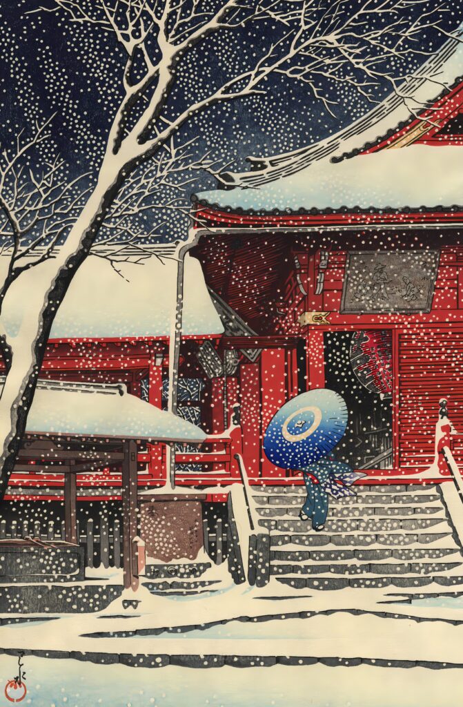 (068）1929上野清水堂の雪_122916