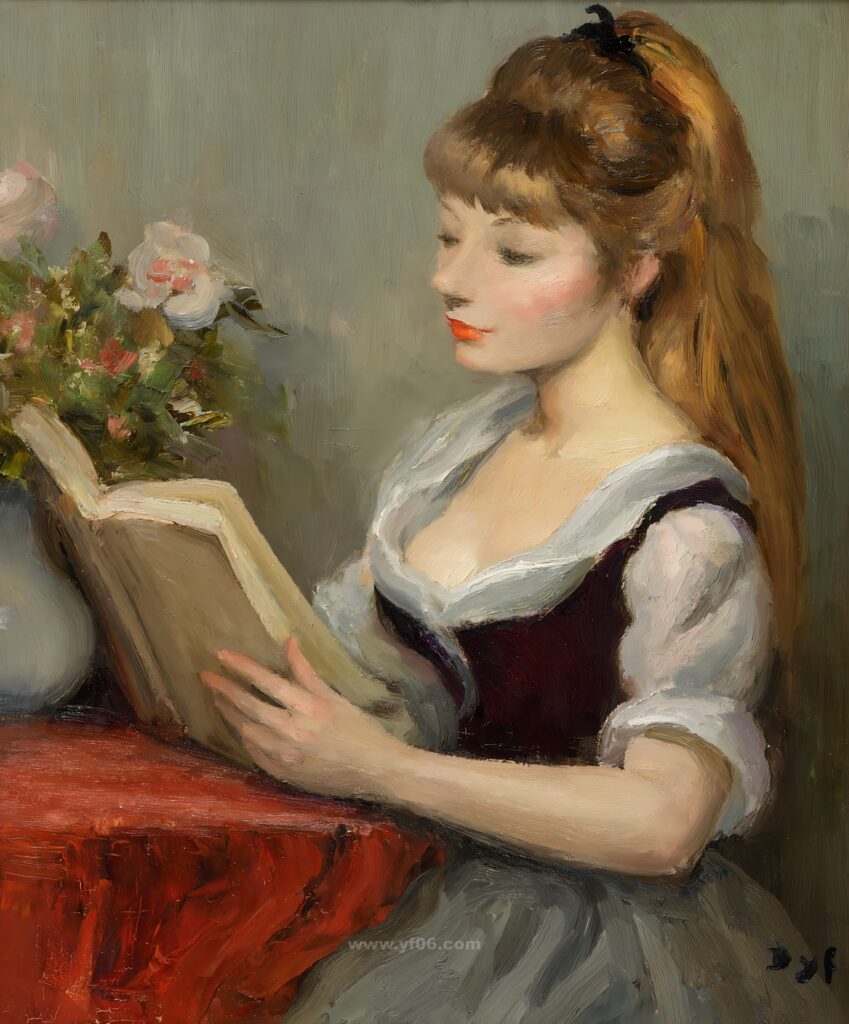 092marcel-dyf_claudine-lisant_061343