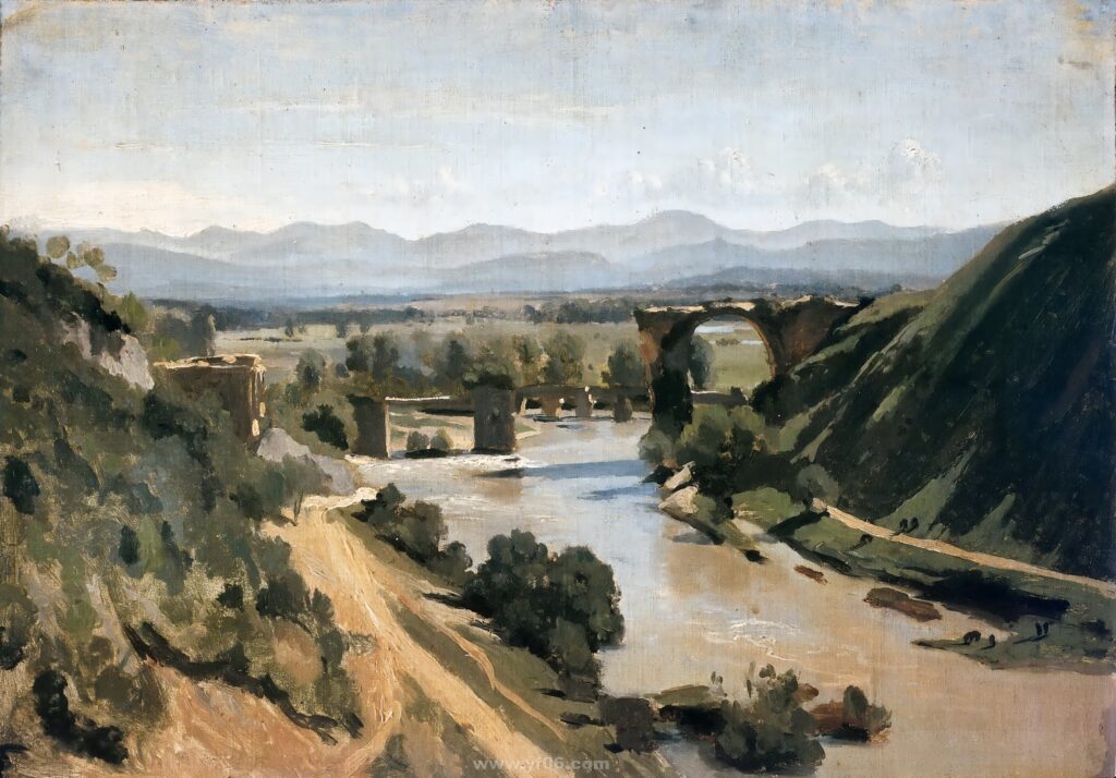 26p卡米耶·柯罗油画作品高清打印素材风景四-乙霏美术素材网