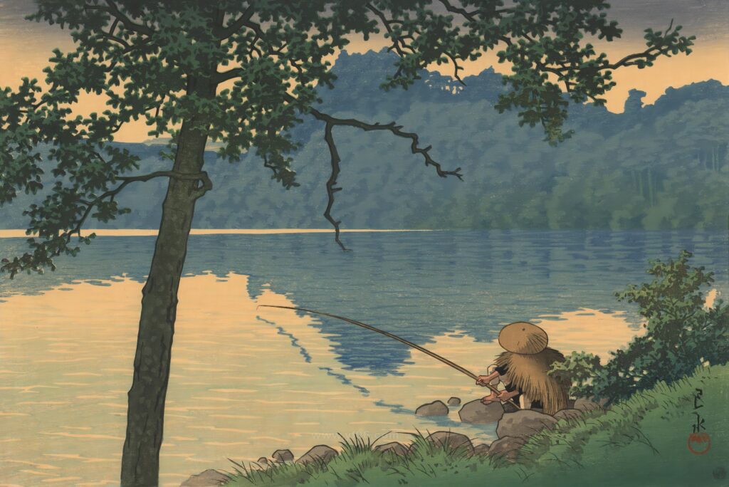 10p川濑巴水浮世绘版画素材高清打印图六-乙霏美术素材网