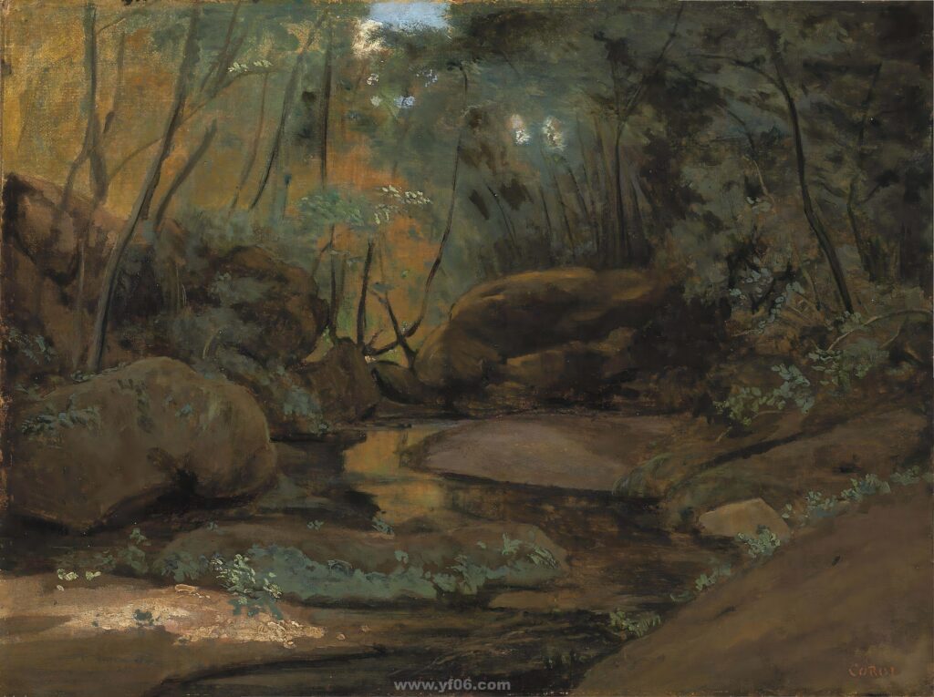 26p卡米耶·柯罗油画作品高清打印素材风景五-乙霏美术素材网