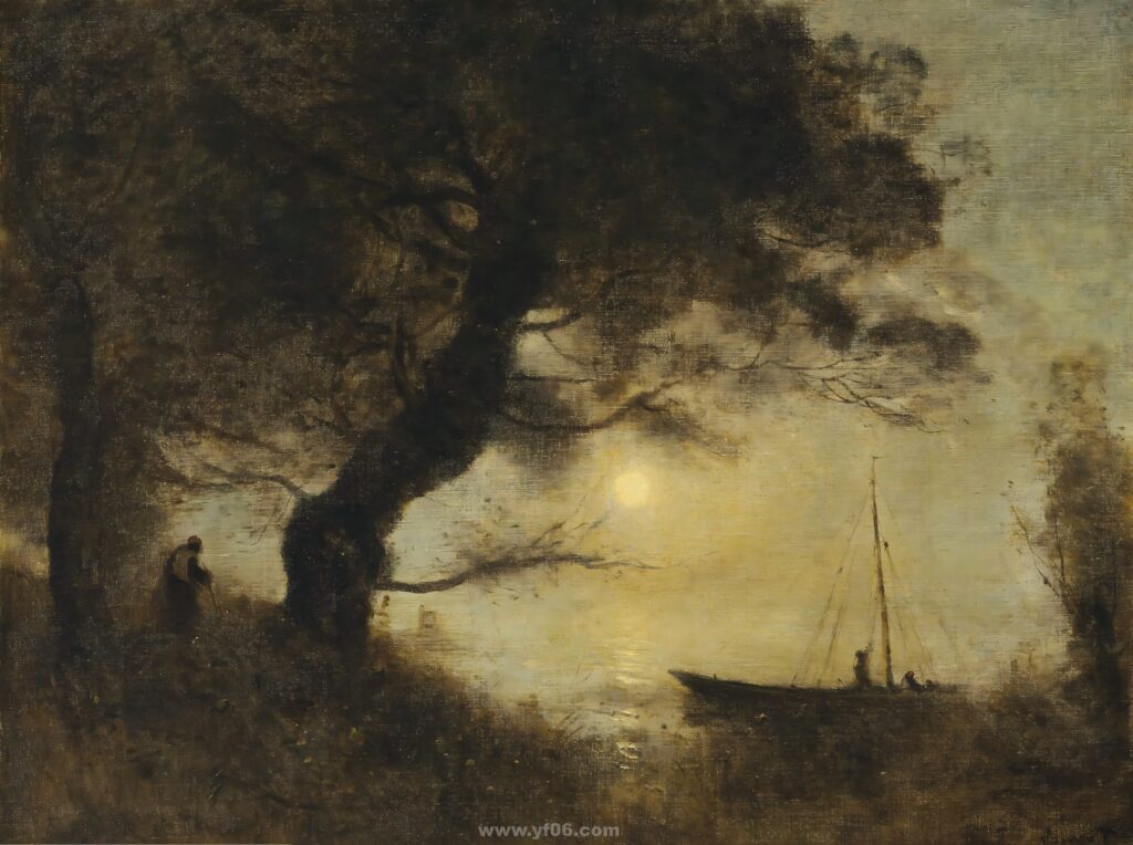 26p卡米耶·柯罗油画作品高清打印素材风景五-乙霏美术素材网