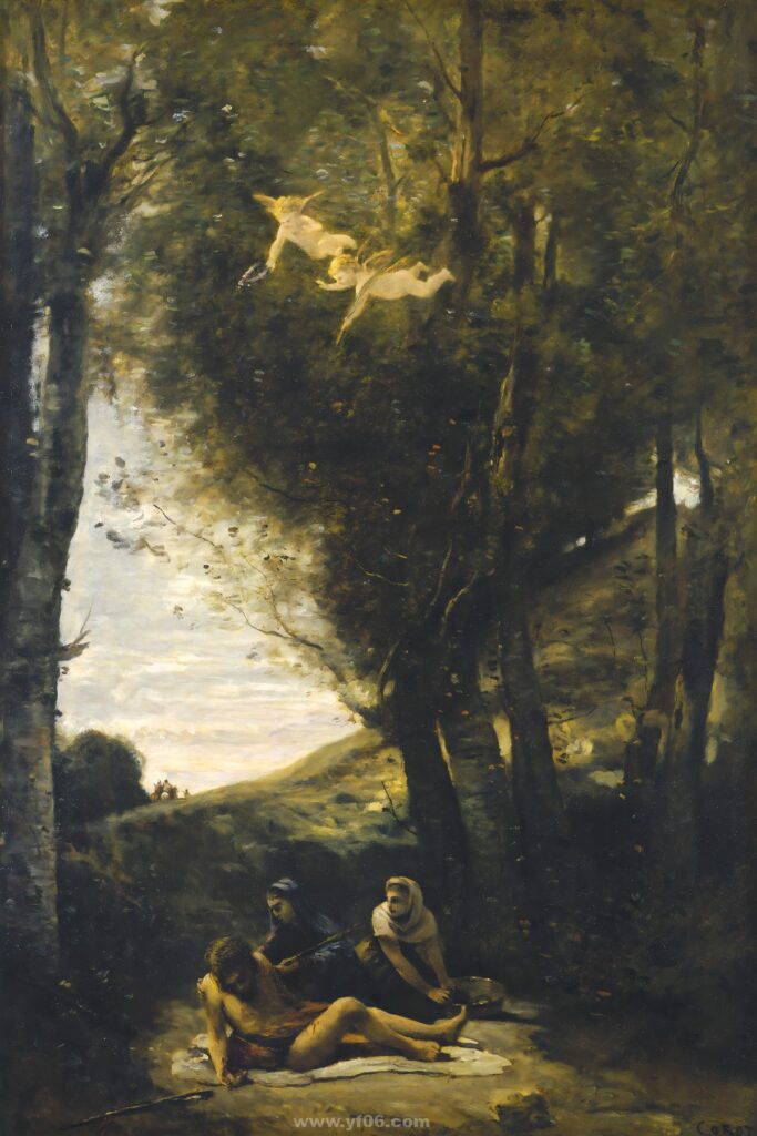 23p卡米耶·柯罗油画作品高清打印素材风景六-乙霏美术素材网