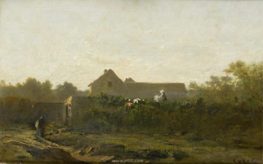 23p卡米耶·柯罗油画作品高清打印素材风景六-乙霏美术素材网