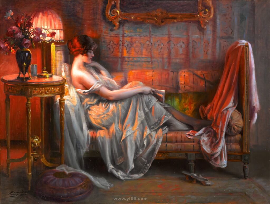 17p德尔芬恩霍拉斯油画人物高清微喷素材下载三-乙霏美术素材网