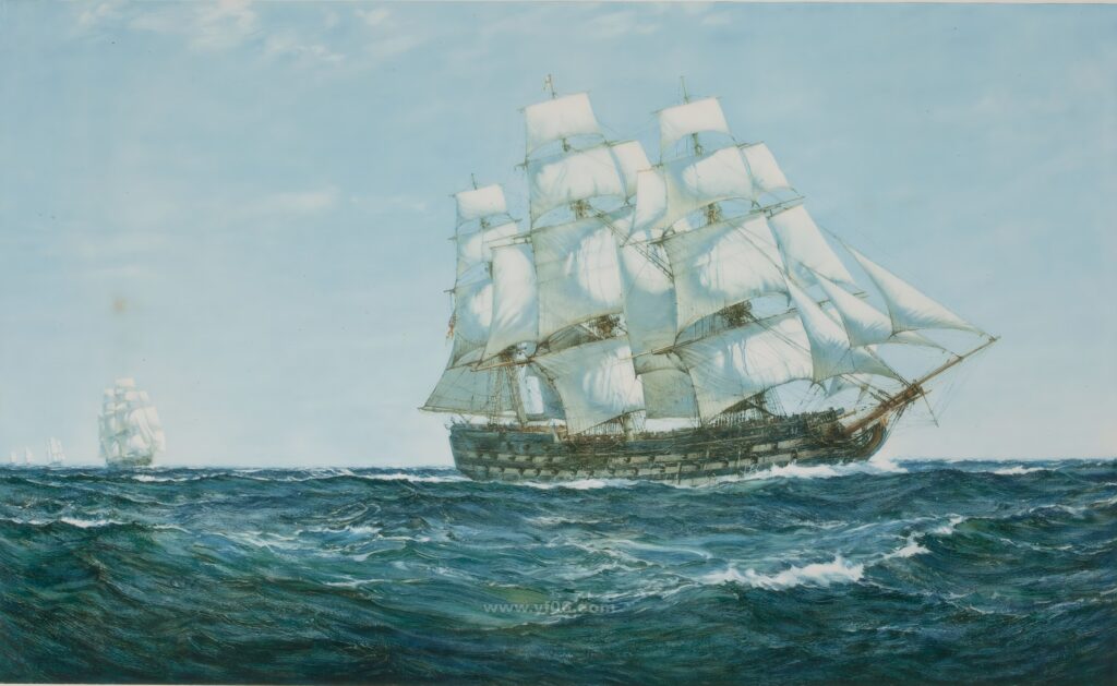 20p帆船类油画集合高清油画打印素材风景15-乙霏美术素材网