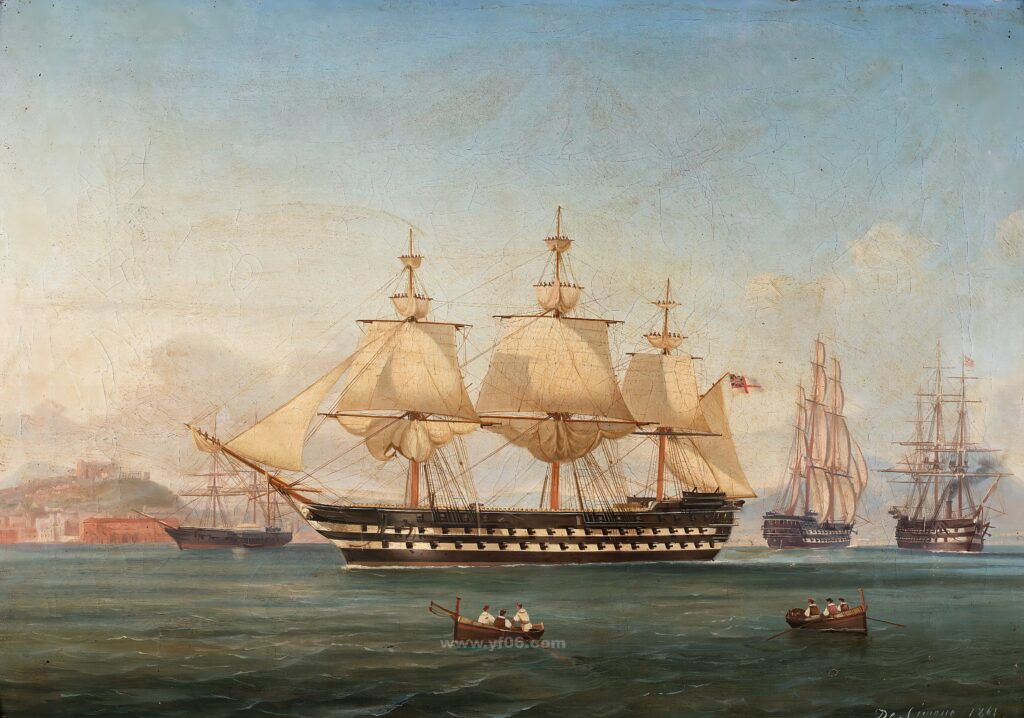 10p帆船类油画集合高清油画打印素材风景16-乙霏美术素材网