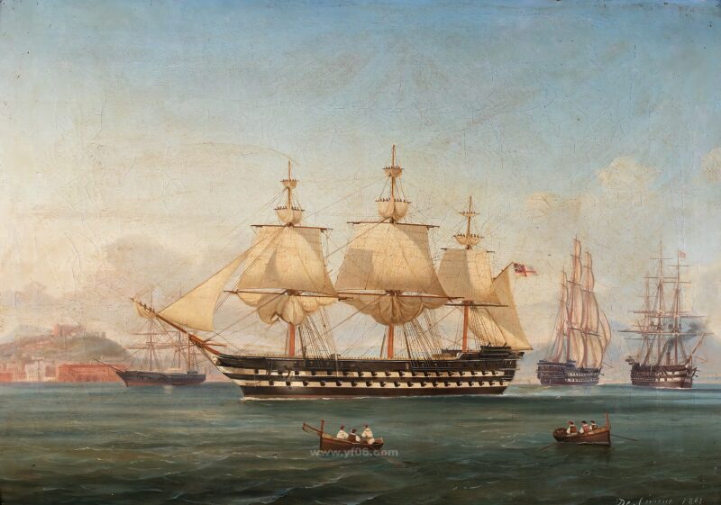 10p帆船类油画集合高清油画打印素材风景16-乙霏美术素材网