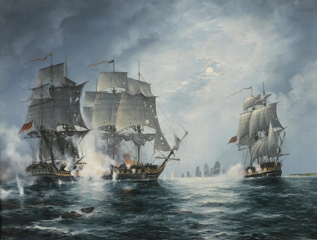 20p帆船类油画集合高清油画打印素材风景9-乙霏美术素材网