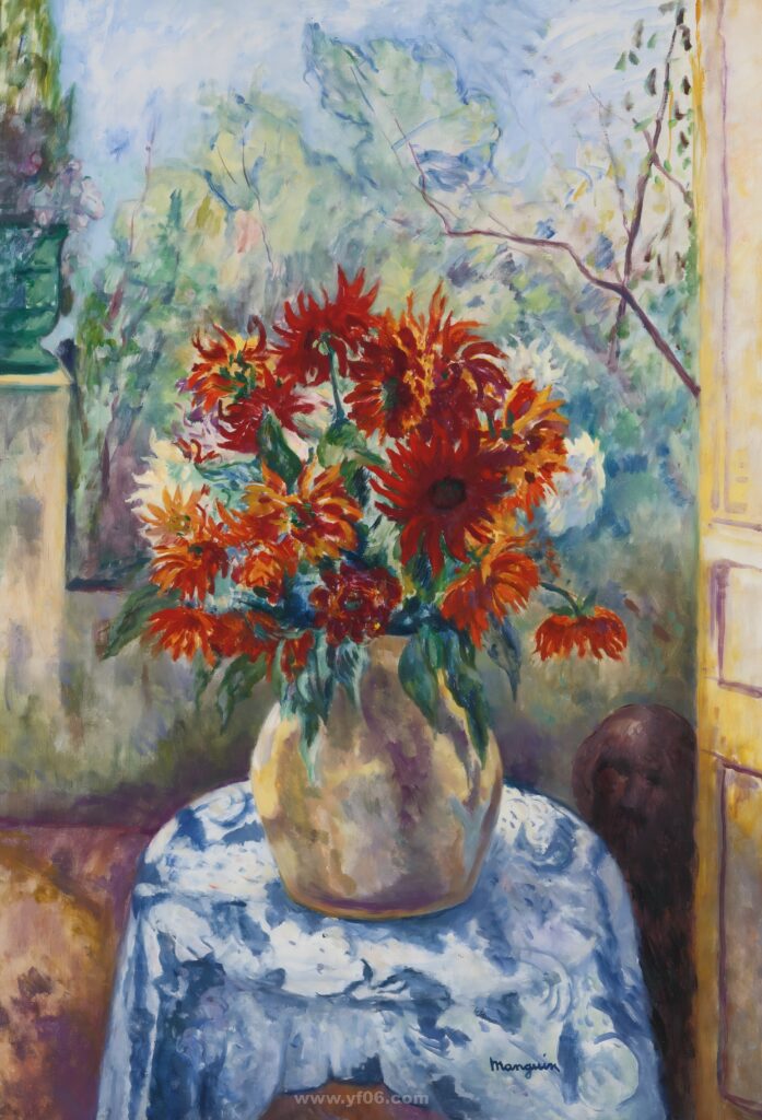 Dahlias on the Terrace of Oustalet, Saint-Tropez, 1923_083930