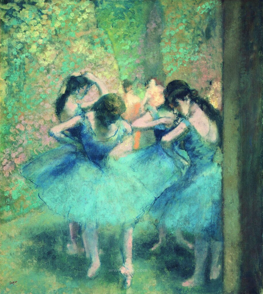Dancers in Blue - 1895 - Musee d'Orsay (France) - oil on canvas