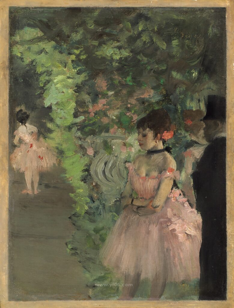 Edgar Degas - Dancers in the wings_033338
