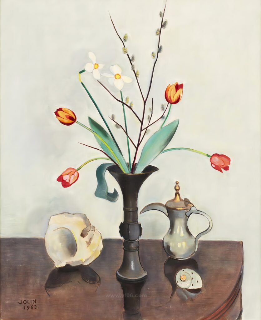 11p纳尔乔林高清油画打印素材下载鲜花静物三-乙霏美术素材网