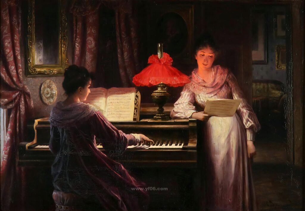 6p卡尔·施维宁格高清油画打印素材下载二-乙霏美术素材网