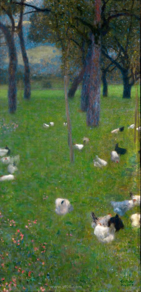Garden with Chickens in St. Agatha, 1899 _072722