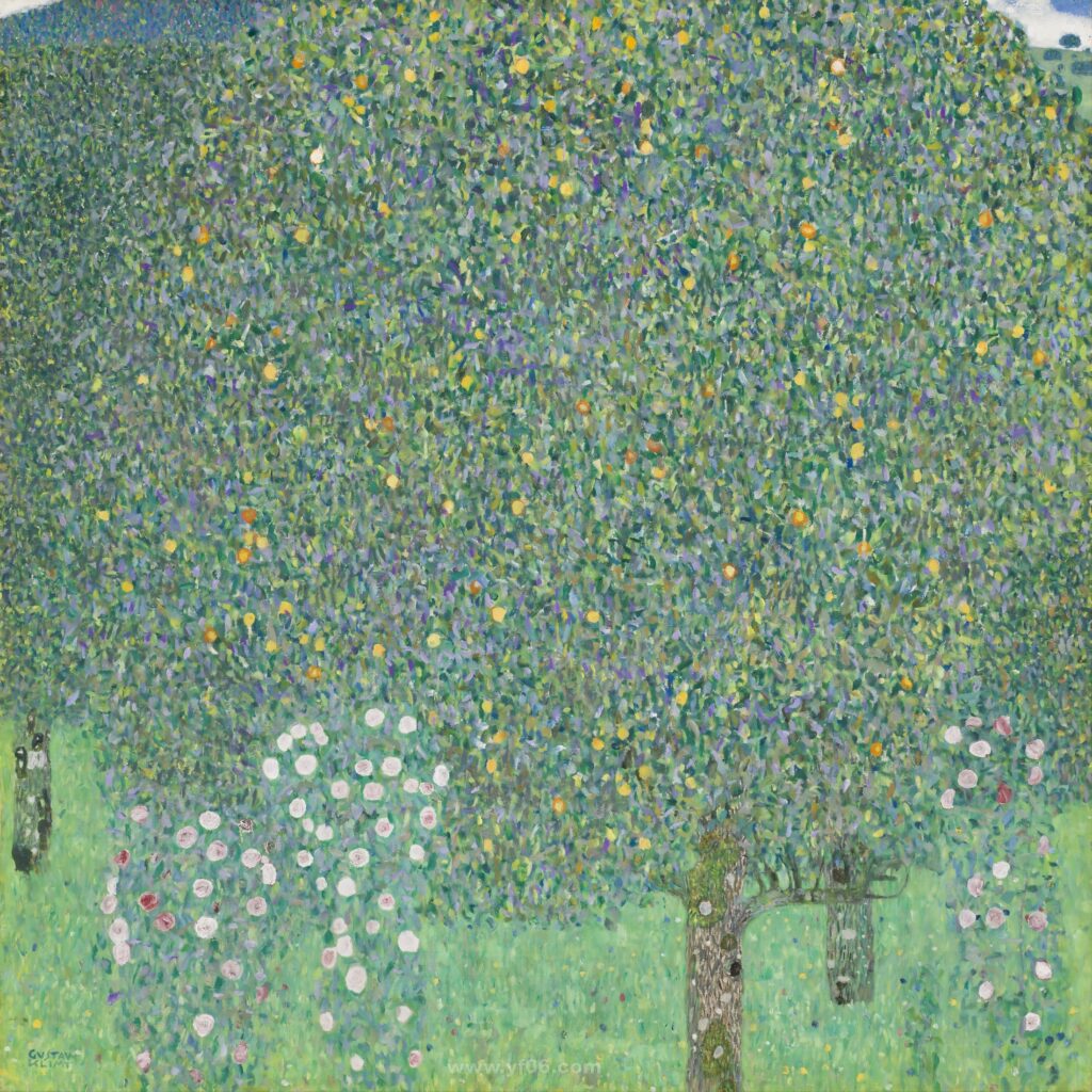 Gustav_Klimt_-_Rosebushes_under_the_Trees_ _075617