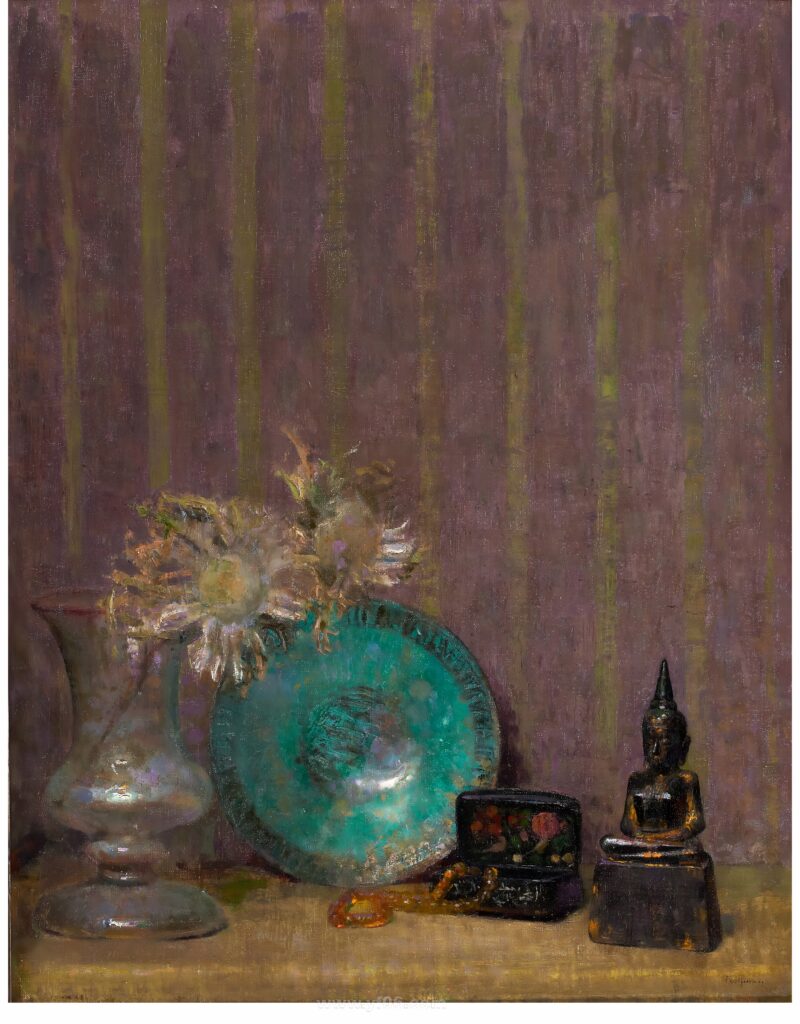 HOVSEP PUSHMAN (American, 1877-1966). Silence. Oil on canvas. Lot #79170 . _123811