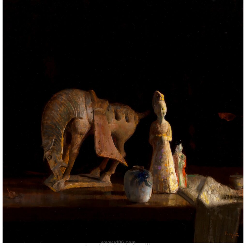 Hovsep Pushman (American, 1877-1966). Beloved Presence, No. 492. LotID #109002 . _124057