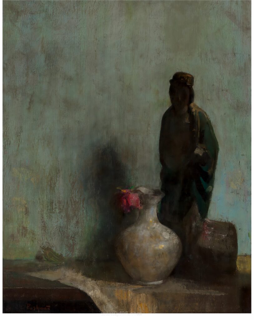 Hovsep Pushman (American, 1877-1966). Temptation of a Rose, No. Lot #68064 . _123636