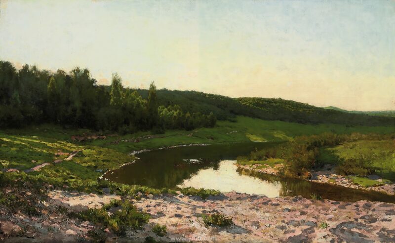 13p列维坦风景油画作品高清打印素材上-乙霏美术素材网