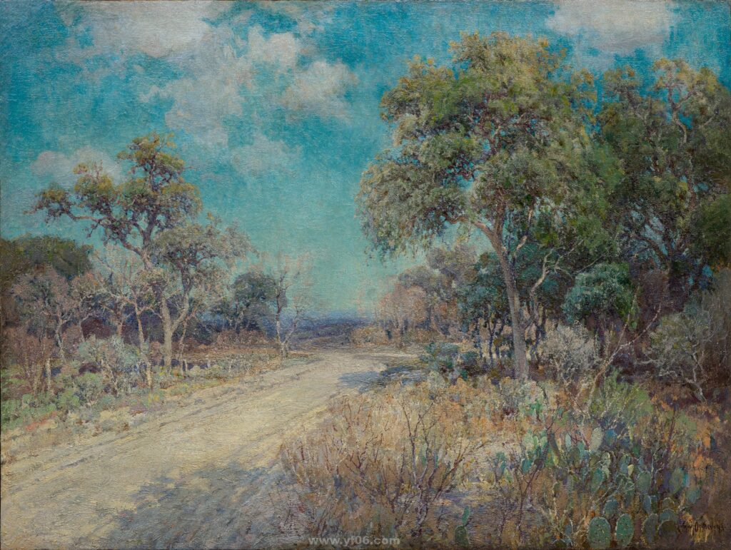 Julian_Onderdonk_-_Road_to_the_Hills_1918
