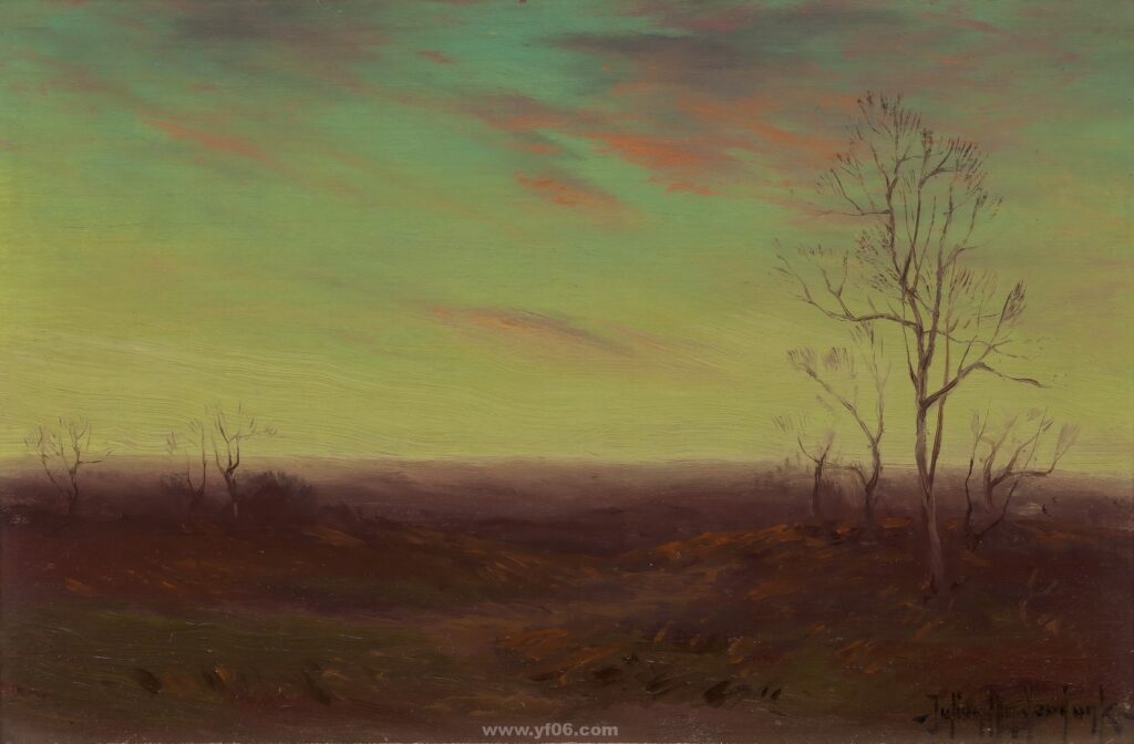 13p朱利安德多克风景油画作品高清打印素材图下载三-乙霏美术素材网