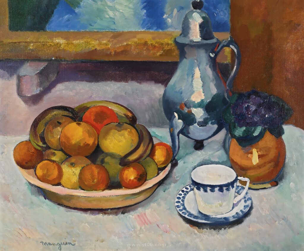 13p亨利·夏尔·芒更野兽派油画高清打印素材鲜花静物二-乙霏美术素材网