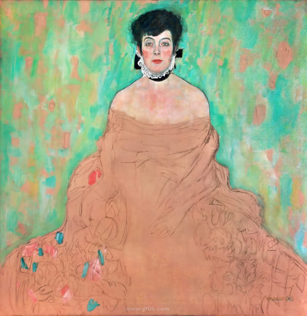 Portrait of Amalie Zuckerlandl (unfinished), 1917-18 _073650