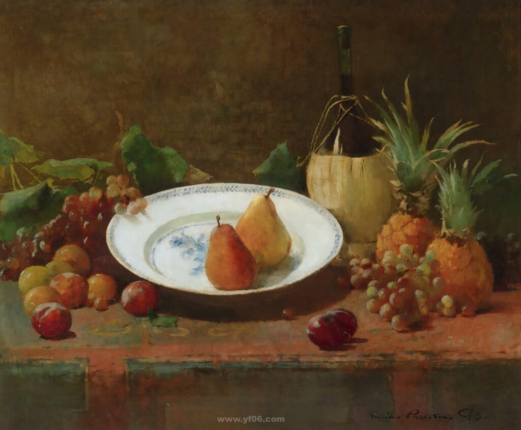 Still Life with Fruit and Wine Jug, 1893_100104