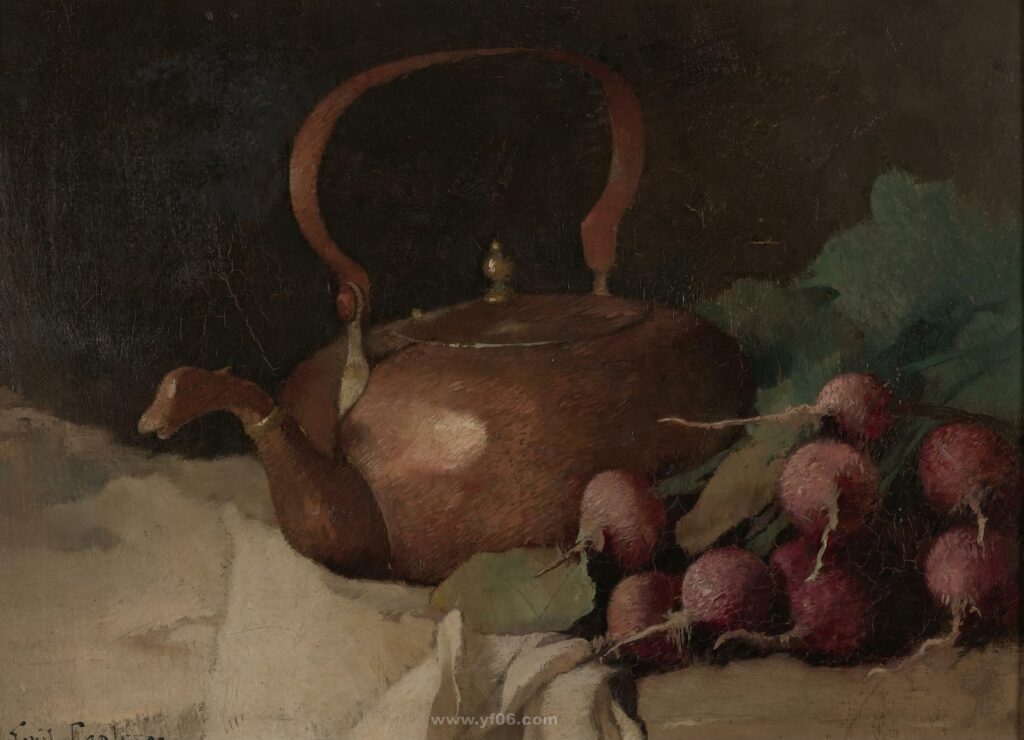 Still Life with Grapes and Radishes_100014