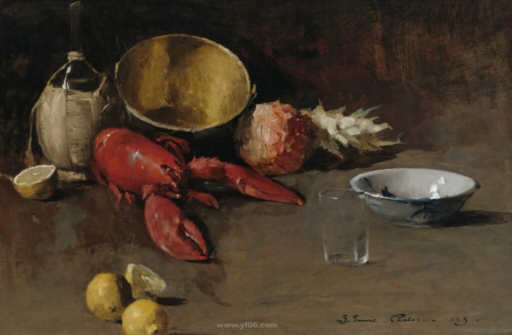 Still Life with Lemons and Lobster, 1883_095943